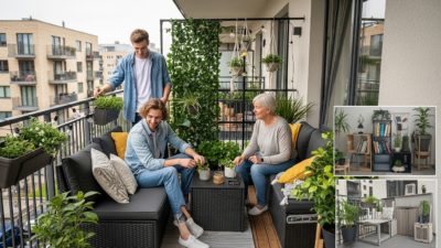 Balkongestaltung, Ideen, urban