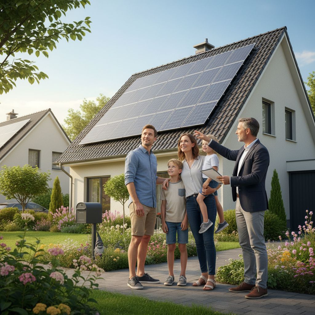 Photovoltaik Anlage Beratung Familie
